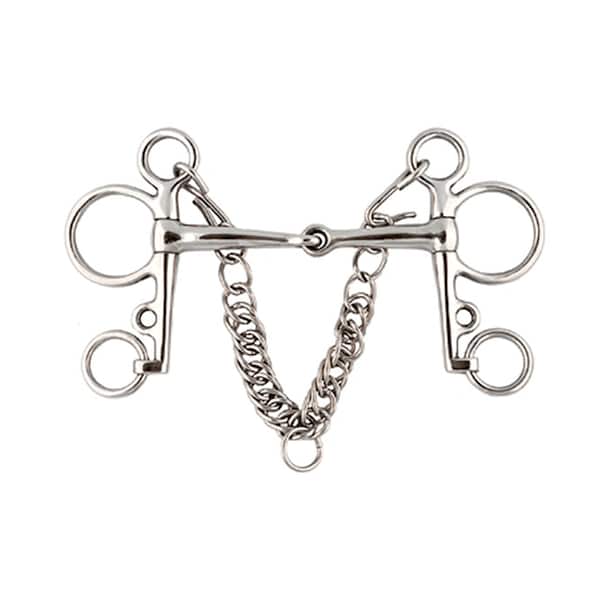 Jacks Imports Stainless Steel Jointed Pelham Bit 5" 20153-5 - main